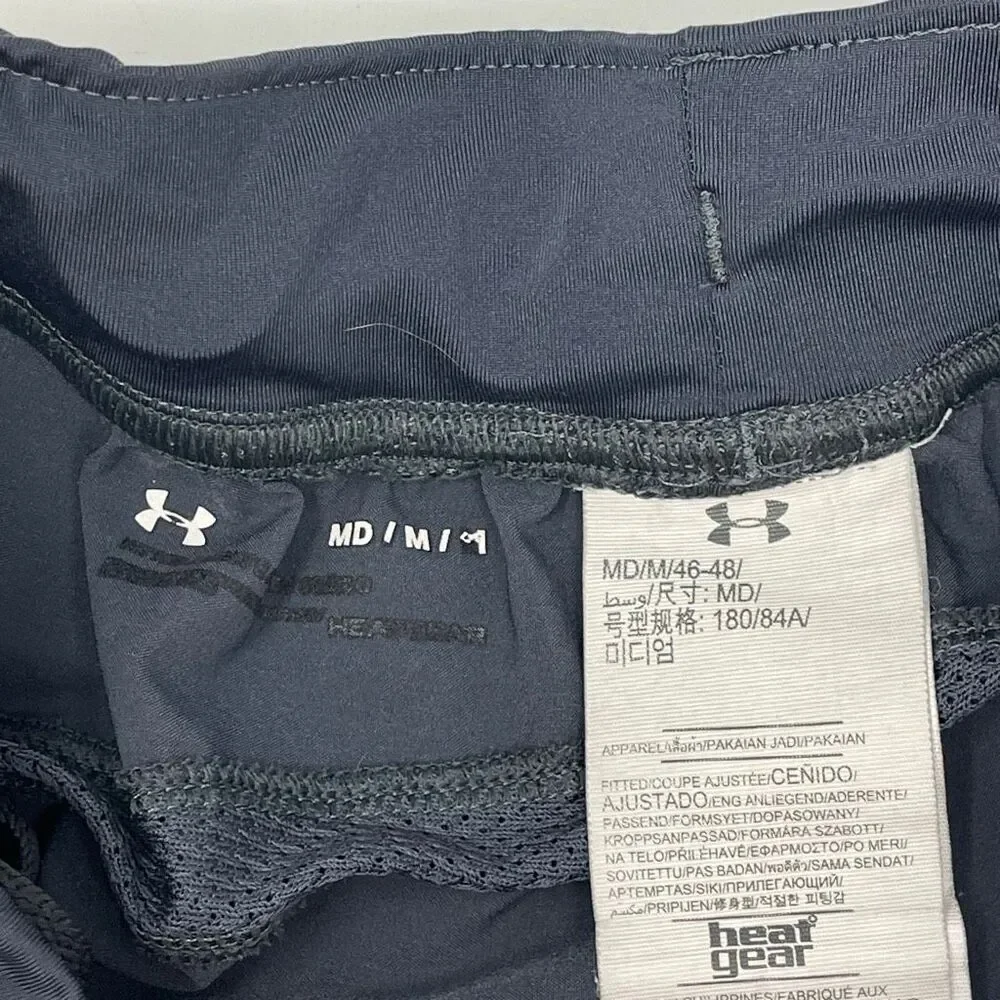Under Armour Speedpocket Running Athletic Shorts Gray 1295570 Men’s Size Medium